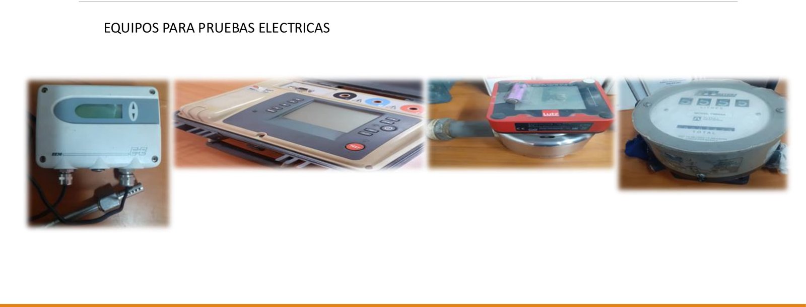 Equipos para pruebas eléctricas