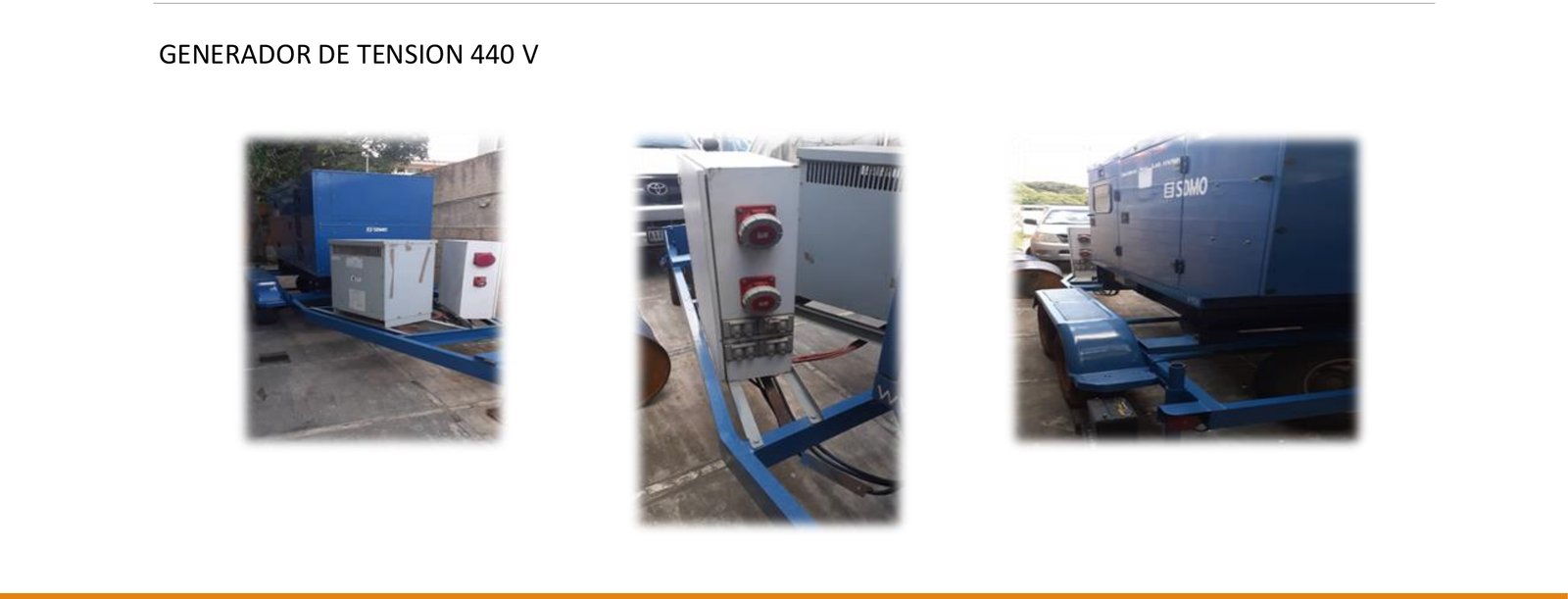 Generador de tensión 440 V